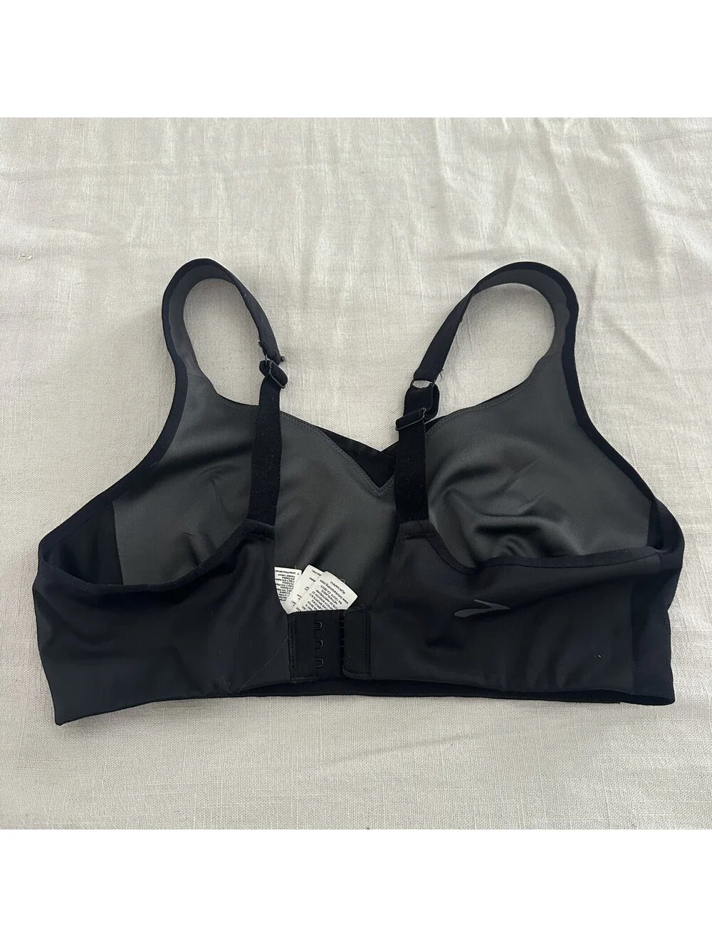 Brooks Women Drive Convertible Sports Bra Black 350081 Size 36D Running Gym Yoga